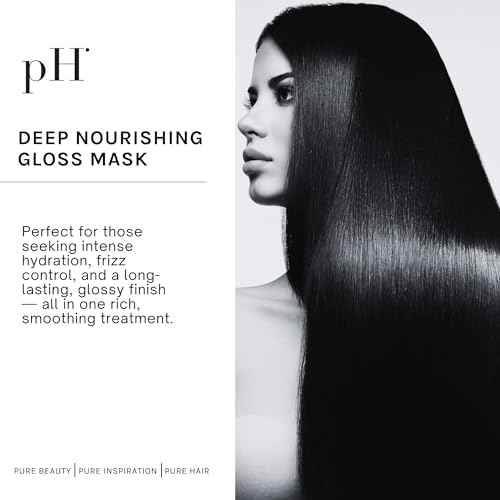 pH PURE HAIR Repair Hair Mask - Revitalizing Treatment for Damaged & Bleached Hair - Strengthening Moisturizing Mask with Hyaluronic Acid - Restores Volume - Sulfate-Free & Paraben-Free - 6.7 Oz
