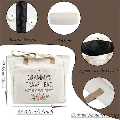 WCGXKO Mother¡¯s Day Gift Grandma Birthday Gift Mother¡¯s Day Merchandise Tote Bag Travel Bag For Grandma