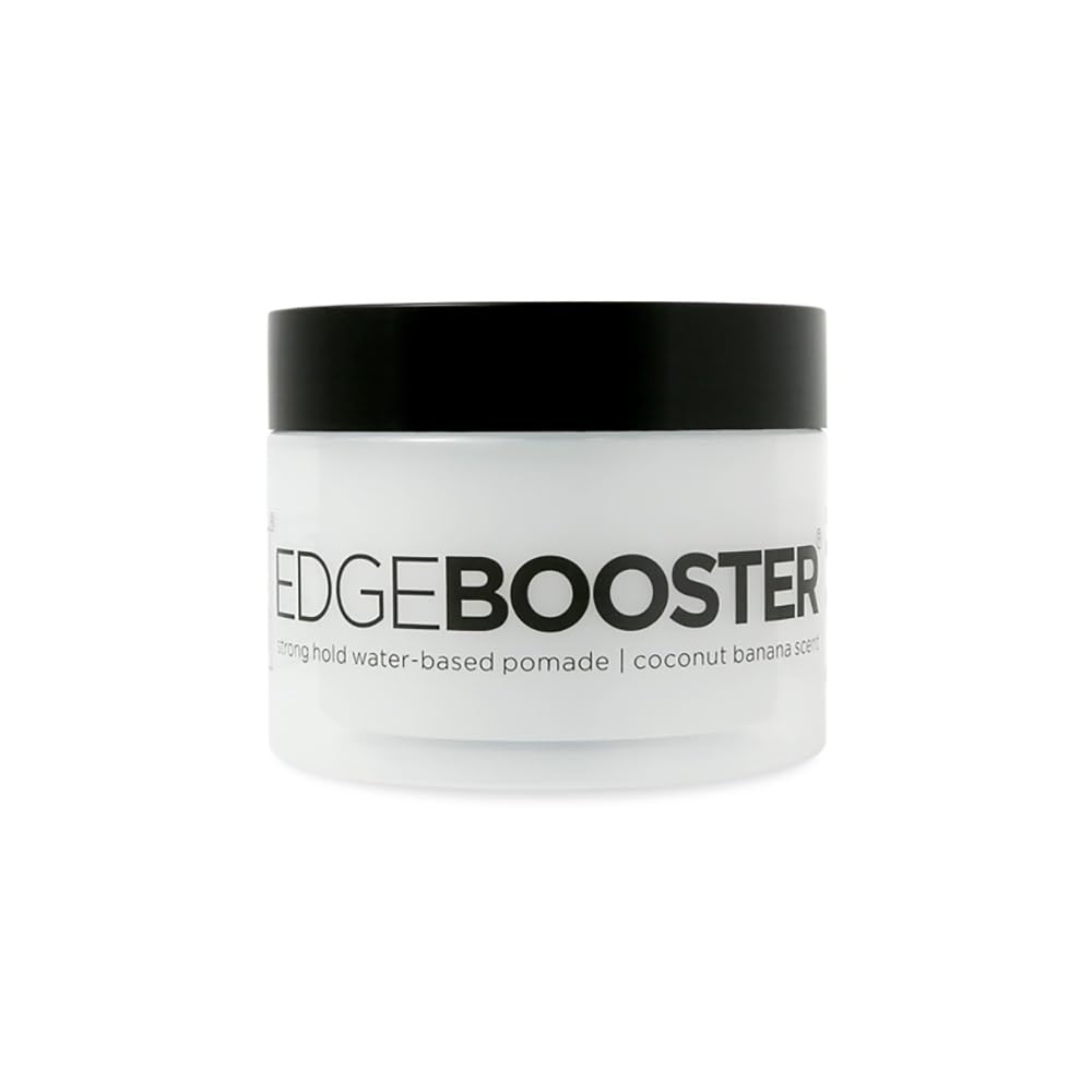 (2Pack) Style Factor Edge Booster Strong Hold Water-Based Pomade 3.38oz - Coconut Banana Scent