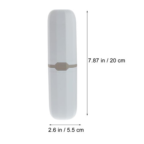 SUPVOX 2Pcs Toothbrush Travel Case: Portable Toothbrush Holder Dustproof Protective Cover for Outdoor and Daily Use
