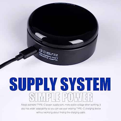 Mast Tattoo Power Supply, Halo2 Circle Digital Display Voltage, One Touch Easy Use for Tattoo Machine