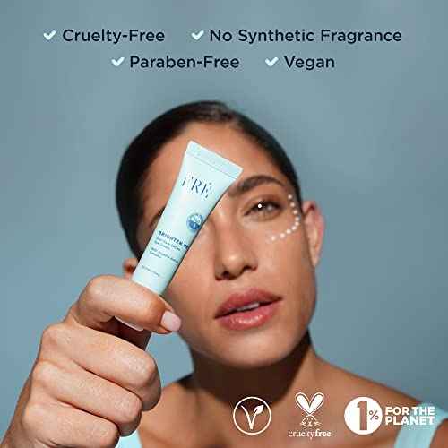 Rejuvenating Eye Cream, Brighten Me by FRE Skincare - Anti-Aging Smoothing Under Eye Cream for Dark Circles, Wrinkles & Puffiness - Vegan & Paraben-Free, All Skin Types