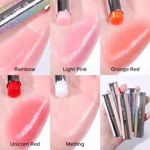 YNM Honey Lip Balm, Moisturizing Tinted Lip Balm, pH Color Changing, Infused with Manuka Honey and Squalane, Hydrating, Korean Skincare, Natural Finish, RAINBOW HONEY, 0.1 Fl Oz