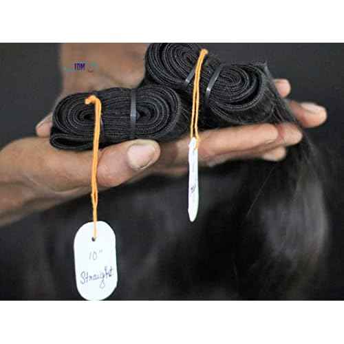 IDM 10¡± Straight 2 bundles raw indian bundles human hair indian natural straight single donor hair