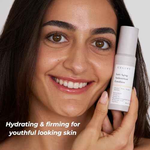 Anti-Aging Antioxidant Emulsion with Hyaluronic Acid, Vitamin C & E, Korean Taiwanese Skincare, Firming & Hydrating Face Lotion, Smooths Fine Lines & Wrinkles and Boosts Collagen Production