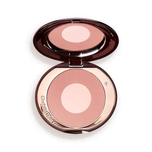 Charlotte Tilbury Cheek to Chic Powder Blush - Two-Tone Cheek Makeup with a Radiant, Luminous Finish - Buildable Color that Smooths, Buffs & Blends for a Light Reflecting Glow