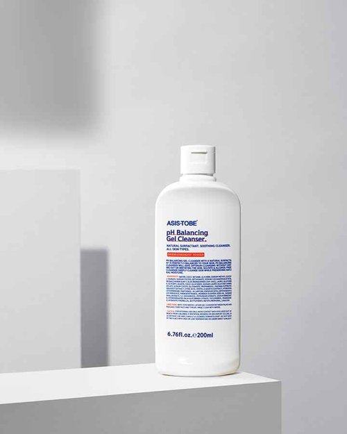 ASIS-TOBE pH Balancing Gel Cleanser 200ml / contains aloe vera, panthenol, alatoin/Soothing and moisturizing effects on the skin/Sensitive skincare/Korea cleanser