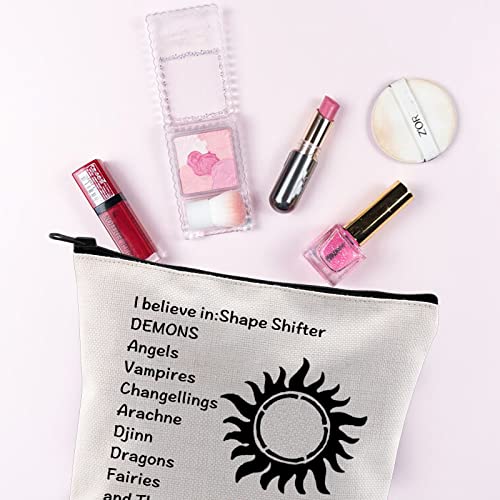 G2TUP the Winchester Brothers Halloween Cosmetic Makeup Bag Funny Accessories Pouch Fans Gifts (Winchester Brothers Black)