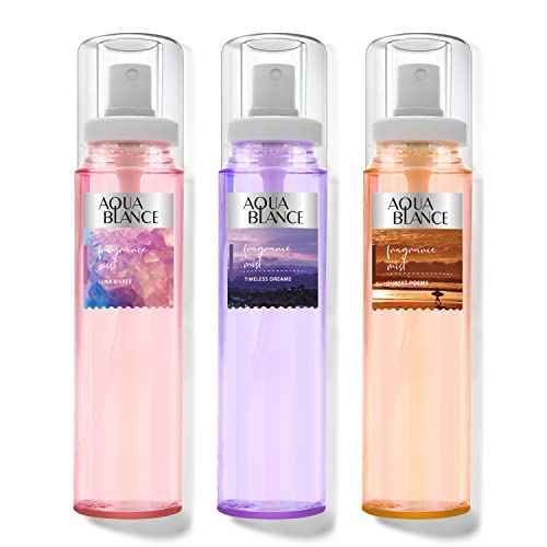 Body Spray, Fragrance Mist for Women, Pack of 3, Each 3.9 Fl Oz, Total 11.7 Fl Oz