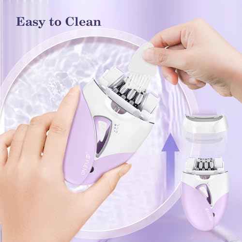 Epilators, 2-Speed Painless Smooth Glide Epilator for Women, Cordless Rechargeable Facial Hair Removal Epilator, Hair Removal Device for Women's Face Legs Bikini Area Arms Legs