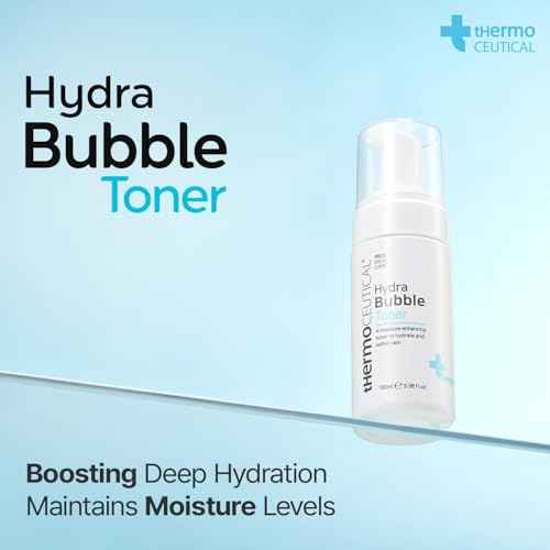 tHermoCEUTICAL Hydra Bubble Toner - Deep Hydrating for Face, Vitamin B5 + Hyaluronic Acid Toner, Replenishing Moisture, Skin Elasticity, 3.38 fl.oz