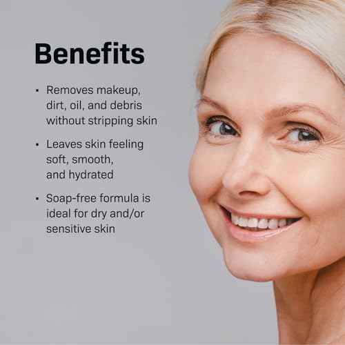Revision Skincare Gentle Cleansing Lotion, Soothing Facial Cleanser for Sensitive Skin, Fragrance Free