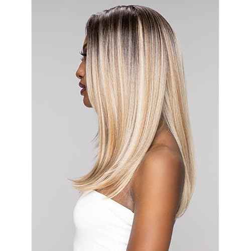Janet Collection Melt 13x6 Frontal Part Lace Wig - POLINA (1B)
