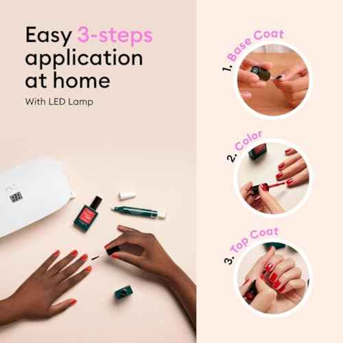 Manucurist ? Green Flash LED Gel Nail Polish ? Vegan ? 12-Free, Plant-Based (58%) Gel Polish ? Made in France ? 0.5 fl oz (POISON)