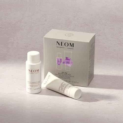 NEOM Oh Mg! Better Sleep Duo Gift Set | Perfect Night's Sleep Magnesium Bath Milk & Magnesium Body Butter I 100% Natural I Feel relaxed and ready for bed