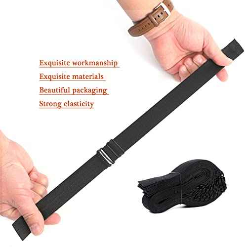 Adjustable Elastic Bands Straps For Wigs (Black/100pcs)