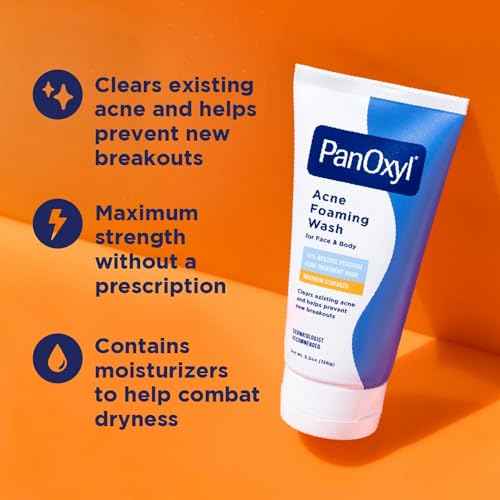 PanOxyl Foaming Acne Wash Maximum Strength 5.5 oz (Pack of 6)