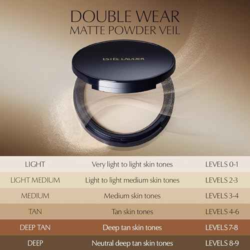 Est?e Lauder Double Wear Stay-in-Place Matte Setting Powder Veil | Pressed Setting Face Powder Compact with Puff | Oil-Control with Sheer Coverage