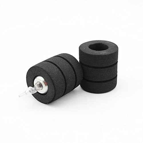 BISIBITA2 Tattoo Triple Foam Grip Cover, Compatible with Any 1-inch Tube, 1.85 Inch, 20 pcs Black