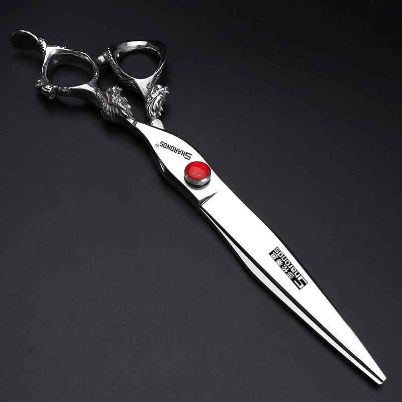 7" 7.5" 8" Professional Hairdressing Scissors Barber Salon Hair Cutting Dragon Shears (Large)