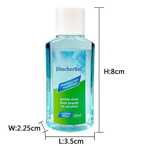 Mouthwash Travel Size, Portable Original Mint, 35ml/1.2oz (48 Pack)