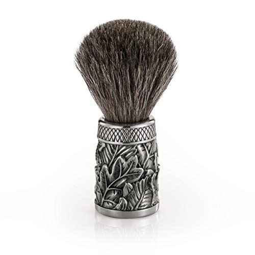 Royal Selangor Hand Finished Men's Accessories Collection Pewter Woodland Shaving Brush Gift