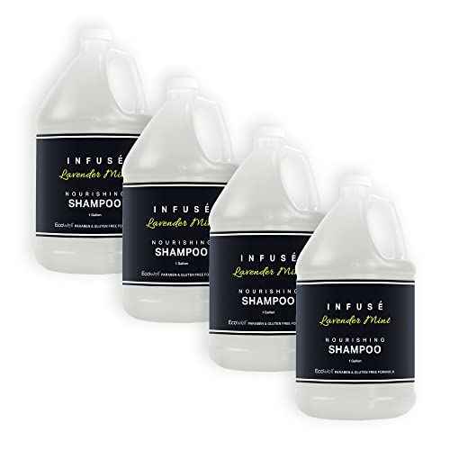 Terra Pure Infuse Lavender Mint Hotel Shampoo | 1 Gallon | For Hospitality & Vacation Rentals to Refill Dispensers | (4 Gallons)