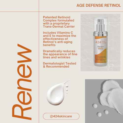 Renew Age Defense - 1oz - Dermatologist Tested & Recommended - Clinically Proven Formula