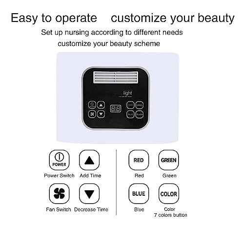 7 Color LED Face Mask LED Light Therapy Equipment for Skin Care at Home Beauty Salon Equipment
