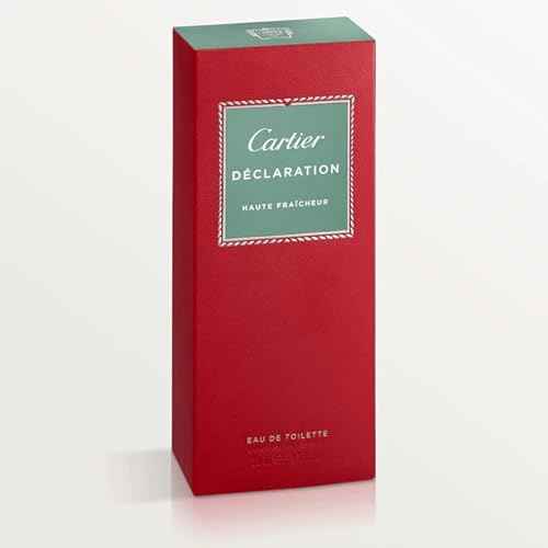 Cartier Declaration Haute Fraicheur for Men Eau De Toilette Spray, 3.4 Ounce