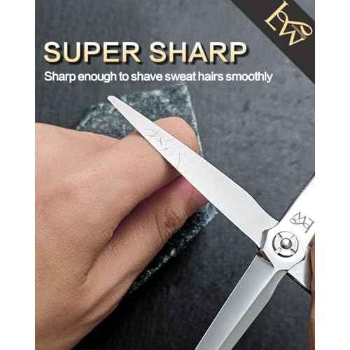 Professional Hair Scissors 6¡±,Undergoes Rigorous 118-Step Process,Hair Cutting Scissors Professional For Women & Men,440C Steel,1 Pack