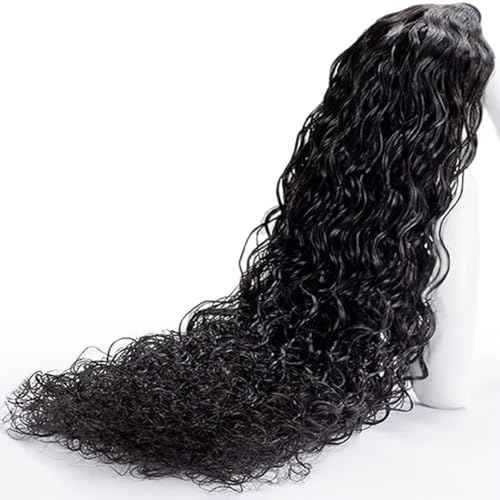TRIIPPY Water Wave Bundles Human Hair,Curly Single Bundle by 100% Raw Cambodian Human Hair,Triple The Lifespan Over Regular Virgin Hair Bundle,No.1 Raw Hair Brand On Amazon(16 Inch,Natural Color)