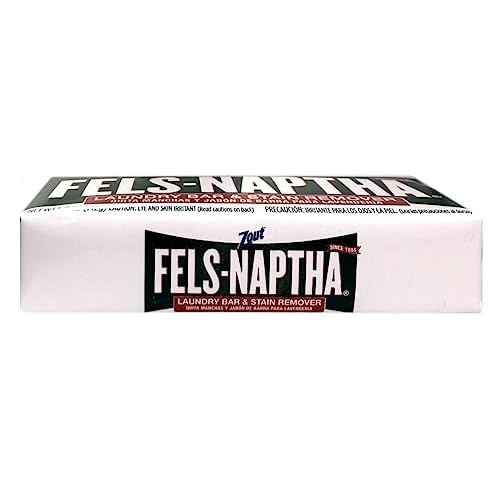 Purex Fels-Naptha Laundry Bar & Stain Remover, 5.0 OZ (Pack of 24)
