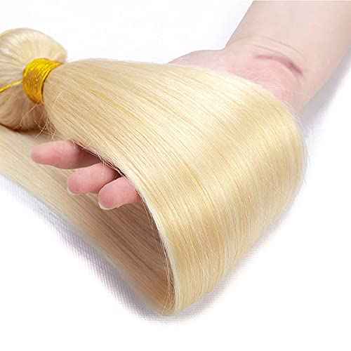 32 32 32 Inch Blonde Human Hair Bundles 613 Straight Bundle Blonde Straight 3 Bundles Brazilian Unprocessed Virgin Hair Extensions
