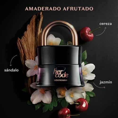 O Botic?rio Her Code Eau de Parfum, Long-Lasting, Fruity Floriental Fragrance Perfume for Women, 1.7 Ounce