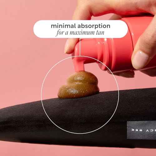 Self Tanning Mitt for Body Self Tanners, Premium Reusable Double-Sided Velvety Soft Applicator, Streak-Free Natural Tan, Stain-Free Hands, Washable Black Mitt in FSC Cardboard Packaging