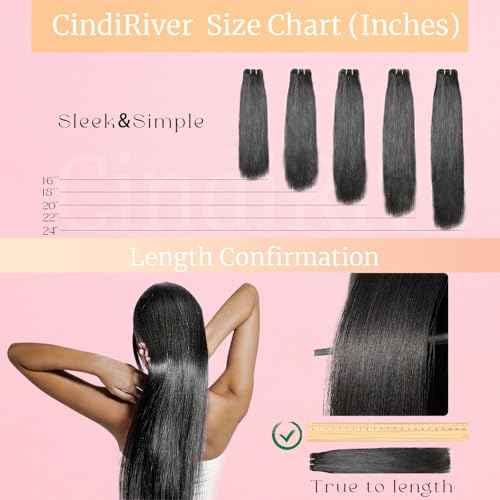 Silky Straight Clip in Hair Extensions Real Human Hair,20 inch 4.24oz Remy Human Natural Hair Clip ins for Women 8pcs Double Weft