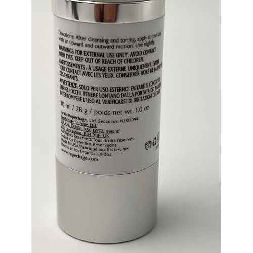 Repechage Hydra Dew Pure Night Cream for Dry Skin - Anti Aging Evening Cream with Peptides and Hyaluronic Acid, Diminishes Fine Lines and Wrinkles, 1fl oz.