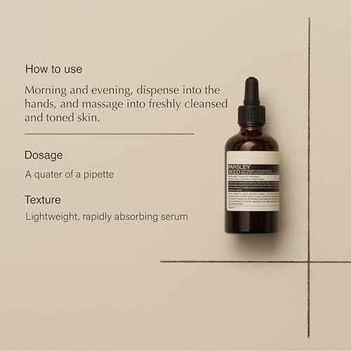 Aesop Parsley Seed Anti-Oxidant Intense Facial Serum with Vitamin E | Lightweight Daily Serum to Fortify and Protect the Skin | 2.0 oz