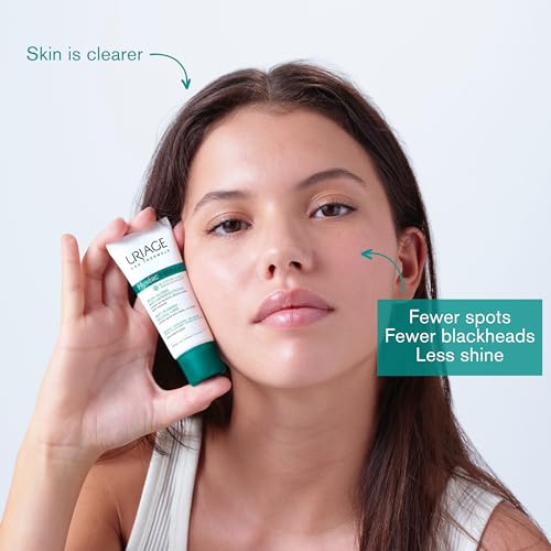Uriage Hyseac 3-regul+ | Face Moisturizer For Oily Skin Prone To Acne. Pimples, Spots, Blackheads And Blemish Control. Daily Face Cream With Salicylic Acid, AHA And Zinc, For A Clear Complexion, 1.35