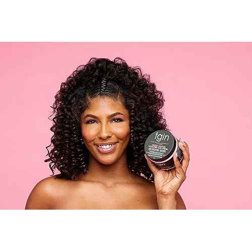 tgin Rose Water Hydrating Curl Cream 12 oz & tgin Rose Water Hydrating Styling Lotion 8 oz, for Curly, Coily and Wavy Hair, (Set)