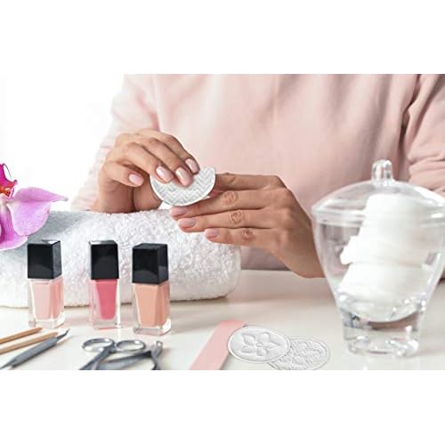 Premium 100% Cotton Rounds (300 Count) - Soft and Gentle Makeup Remover and Cleansing Pads for Face, Nail, and Personal Care - Absorbent, Textured, Lint-Free, and Hypoallergenic