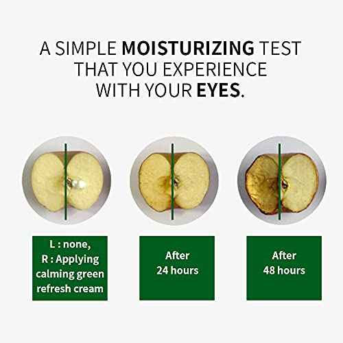 lapalette Calming Green Refresh Cream | Green tea | Hydrating for trouble and sensitive skin | Vegan Sticky-Free, Cruelty-Free, Paraben-Free | K-beauty 60ml/2.02 fl.oz.