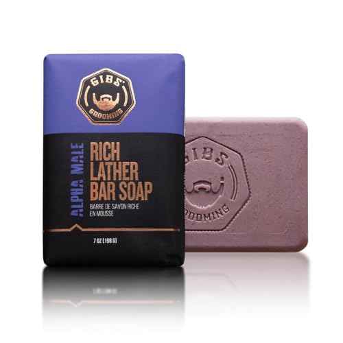 GIBS 7oz Bar Soaps, Long Lasting, Cleansing & Moisturizing