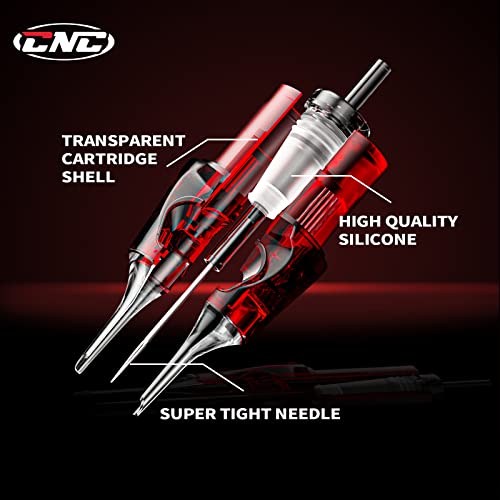 CNC 3RLT Tattoo Cartridges Needles #10 Bugpin 3 Round Liner Super Tight X-Taper Needle 20Pcs Disposable Cartridge with Membrane EN04R-20-1003RLT