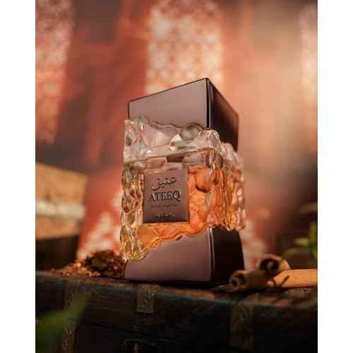 Nusuk Ateeq Perfume for Men - 100ml | Long Lasting Extrait De Parfum | Citrus, Spice & Woody Notes | Bold Masculine Luxury Fragrance