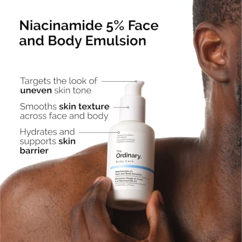The Ordinary Niacinamide 5% Face and Body Emulsion, Dark Spot & Skin Tone Corrector, 3.4 Fl Oz