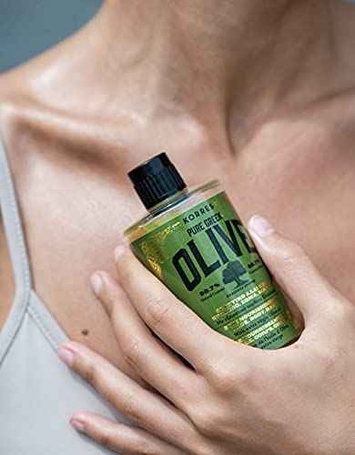 KORRES Extra Virgin Olive Oil for Face, Hair and Body, Moisturizer for Dry Skin and Hair, Pure, Greek Cold Pressed Olive Oil, Multi-Tasker Skincare for Women, Hydrating and Nourishing, 3.38 fl oz