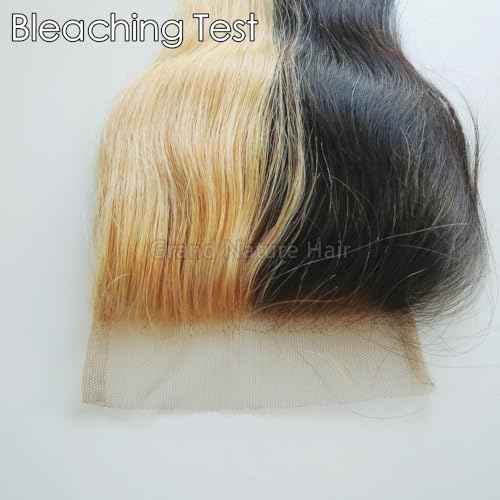 Grand Nature 5x5 HD Lace Closure, Virgin Human Hair Lace Closure Body Wave, Pre Plucked Natural Hair Line With Bleachable Knots