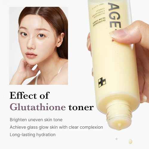 medicube Age-R Glutathione Glow Milky Toner, Low-Irritation Double Layer Toner for Glass Glow Skin with Peptide, Even Skin Tone, Radiance, Hydration, Korean Skincare